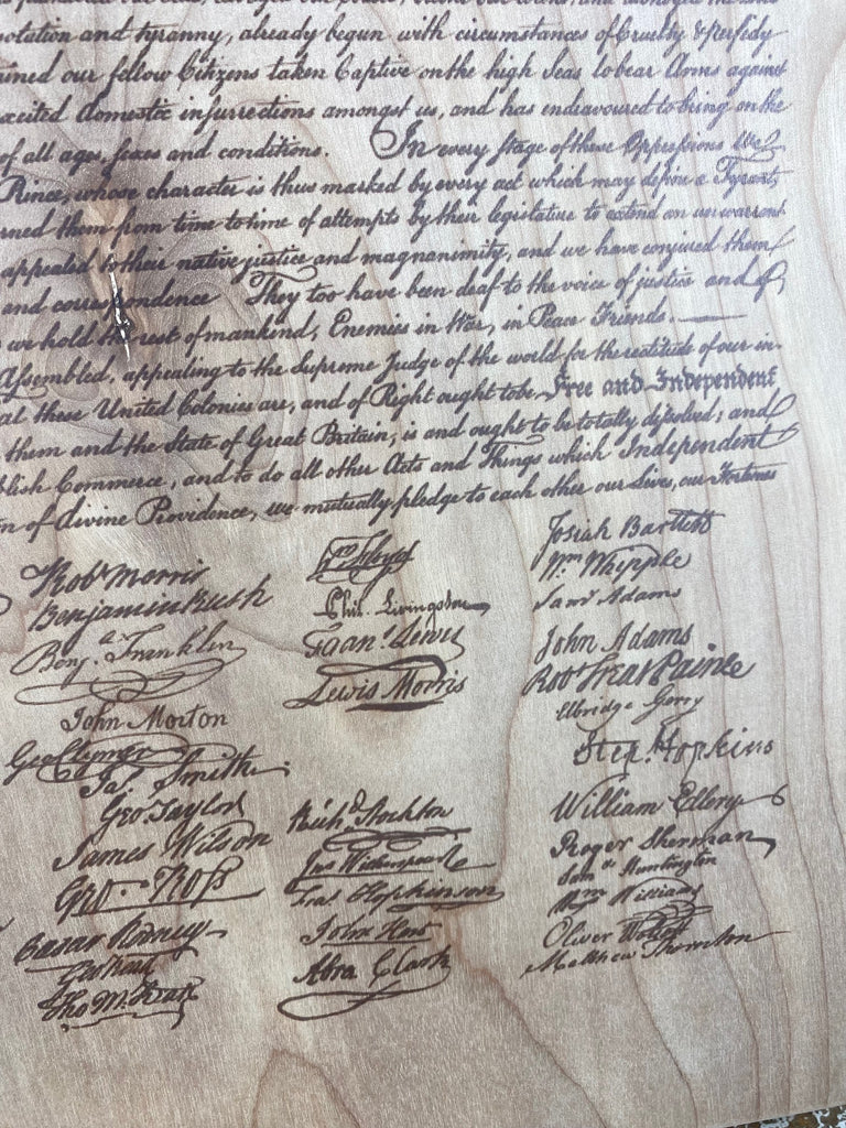 Declaration Of Independence Signatures 209 Declaration Of Independence