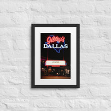 Gilly's Matte Wooden Framed Poster