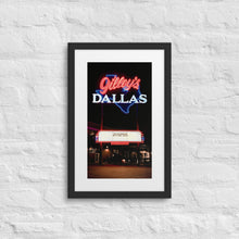 Gilly's Matte Wooden Framed Poster