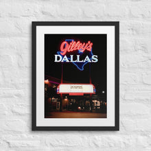 Gilly's Matte Wooden Framed Poster