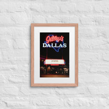 Gilly's Matte Wooden Framed Poster