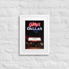 Gilly's Matte Wooden Framed Poster