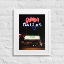 Gilly's Matte Wooden Framed Poster