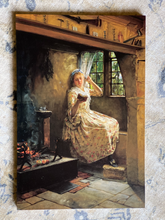 Beautiful works of Art printed on a beautiful piece of wood. Cozy Corner 1884 Frank Millet Painting.