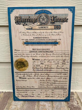 The Broken Plank prints your marriage certificate on wood! Our handcrafted products are made in Texas! Want to personalize or restore your marriage certificate? Click the option below