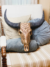 Hand Carved Cow Skulls