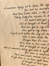 Love Letters and Wedding Vows