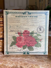 The Broken Plank prints your marriage certificate on wood! Our handcrafted products are made in Texas! Want to personalize or restore your marriage certificate? Click the option below