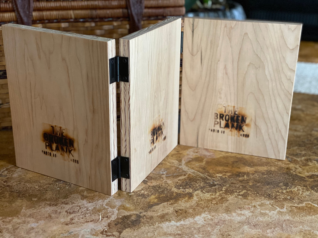 Hinged together like a love story.