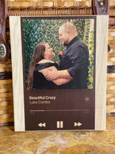 Custom Love Song Playlist on wood