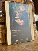 Custom Love Song Playlist on wood