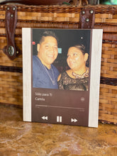 Custom Love Song Playlist on wood