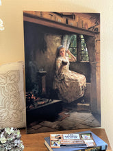 Beautiful works of Art printed on a beautiful piece of wood. Cozy Corner 1884 Frank Millet Painting.