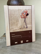 Custom Love Song Playlist on wood