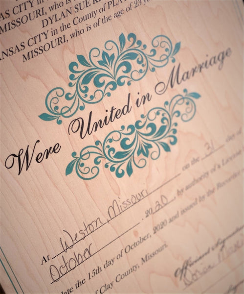 The history of a Marriage Certificate and the story it tells.