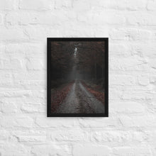 "Fall Road" Wooden Framed Canvas