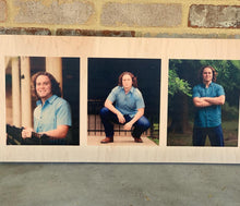 12x24" Custom Photo Board Collage on wood by The Broken Plank. 