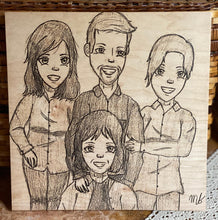 We even print drawings and scibble art on wood! Turn your fridge art into something that will last forever!